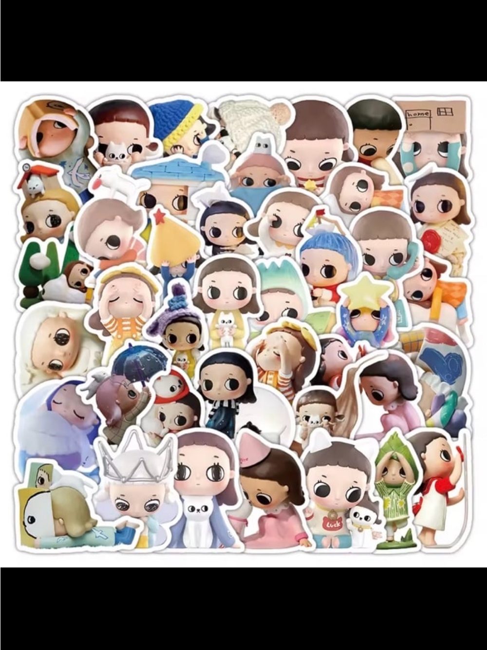 Popmart Nyota kpop Stickers, pack of 50